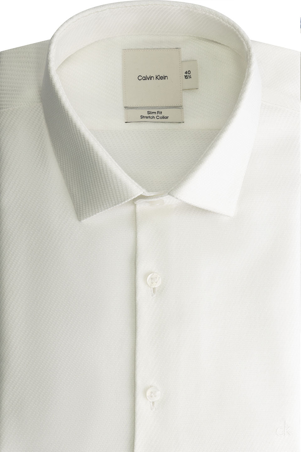 Ανδρικό Πουκάμισο slim fit λευκό Calvin Klein K10K114316YAF