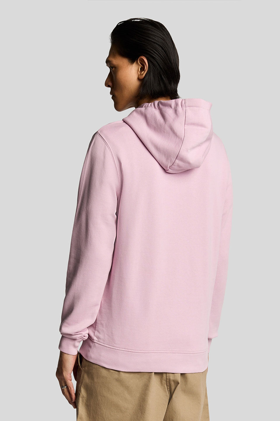 Ανδρική Μπλούζα hoodie ροζ Lyle & Scott