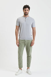 Ανδρικό Τζιν παντελόνι σε ίσια γραμμή πράσινο Gianni Lupo