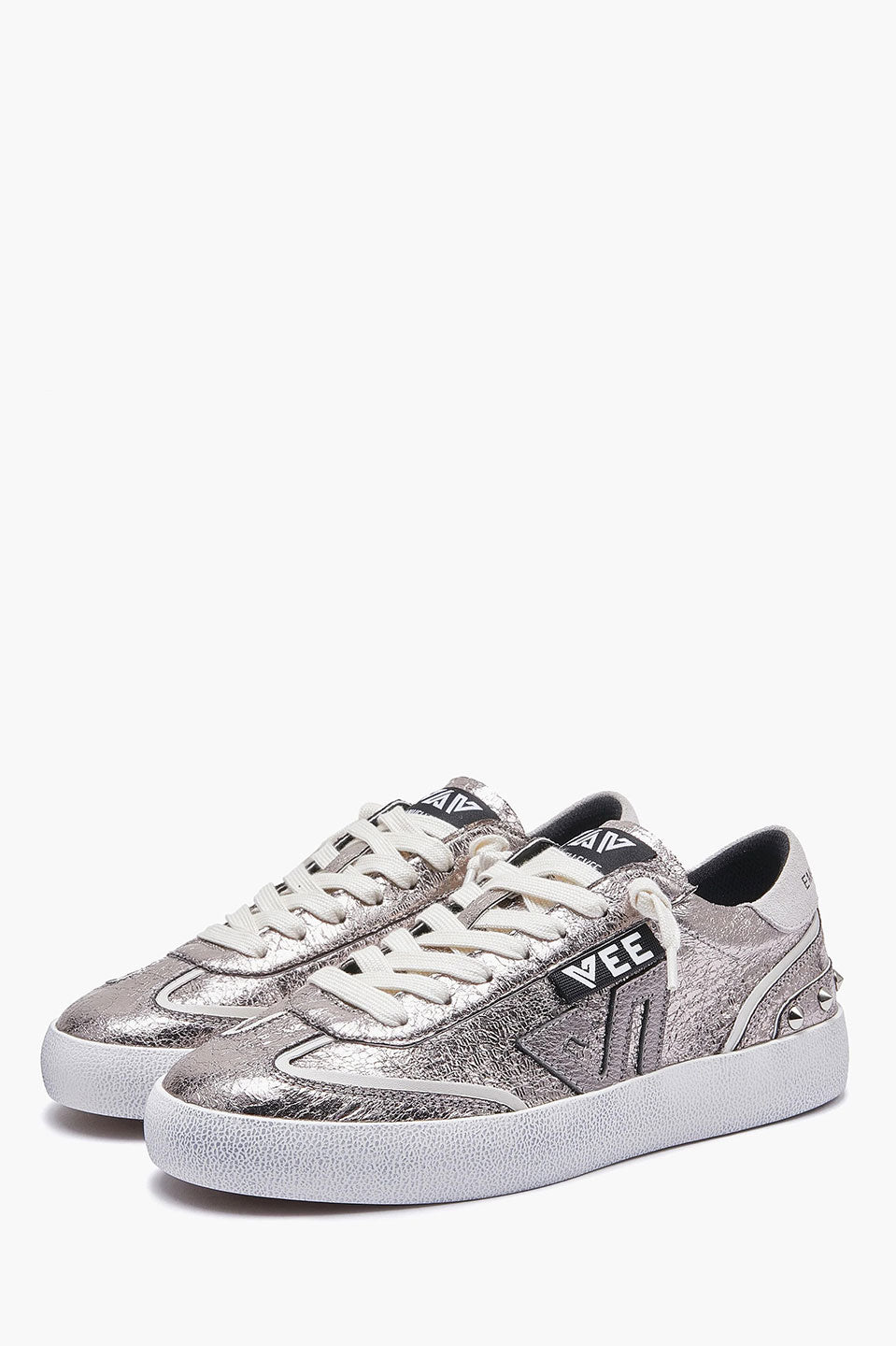 Γυναικεία παπούτσια sneakers χρυσαφί Emanuelle Vee