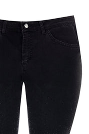 Γυναικείο παντελόνι τζιν στενή γραμμή μαύρο Rinascimento