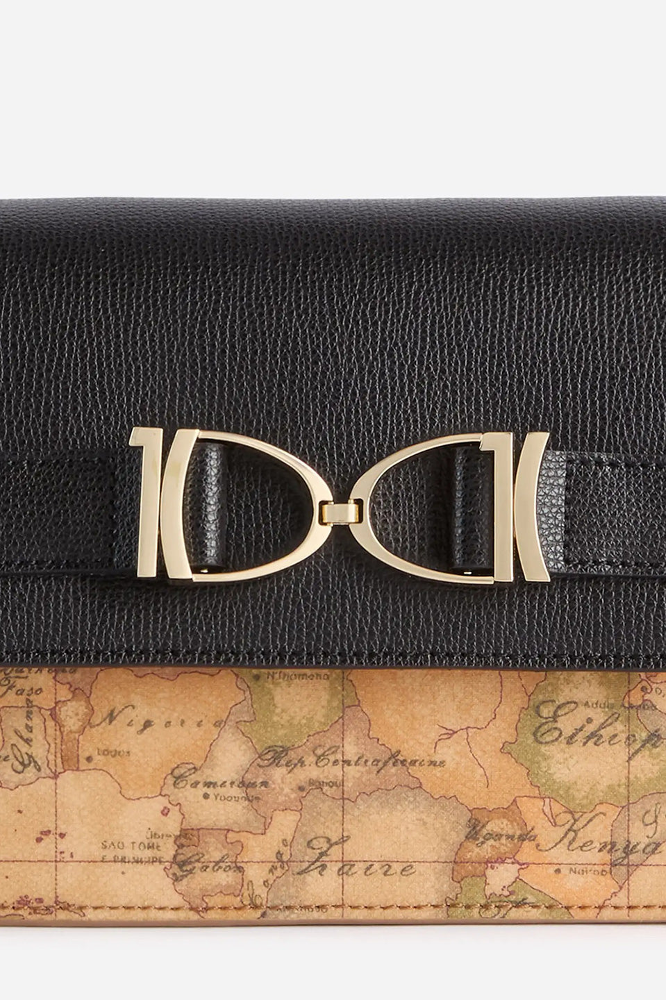 Γυναικεία τσάντα συνδυασμός δέρμα και iconic χάρτης Alviero Martini - LLD58-B600-0001