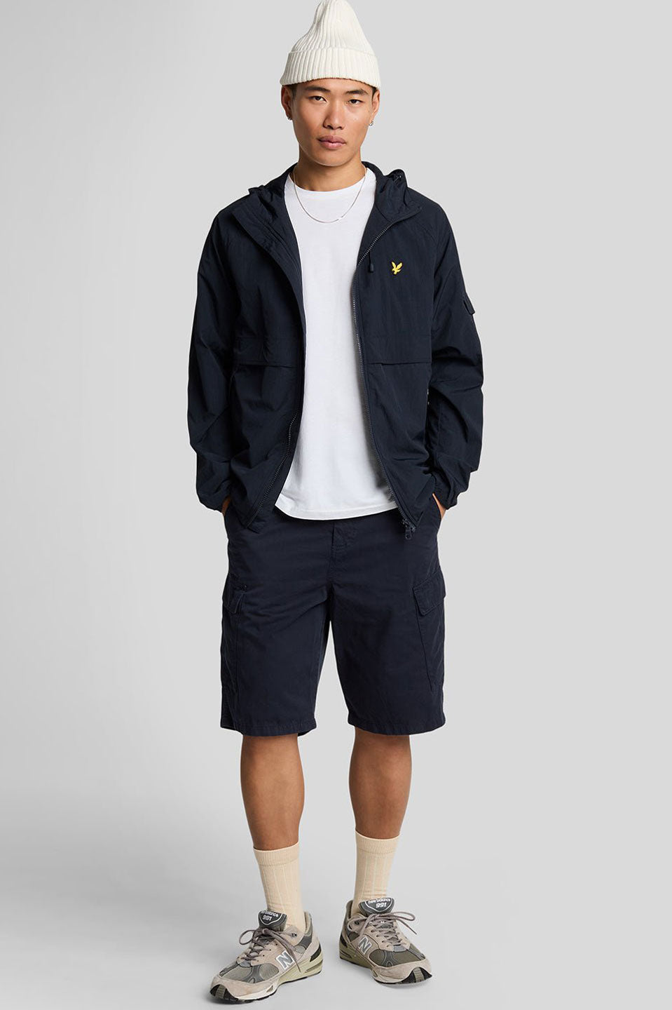 Ανδρική Βερμούδα cargo σκούρο μπλε Lyle & Scott