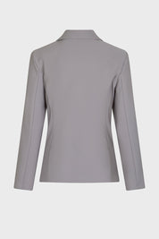 Γυναικείο  Σακάκι ίσια γραμμή γκρι πέρλα Sandro Ferrone Lola