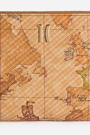 Γυναικείο τσαντάκι με iconic χάρτη 100% δέρμα Alviero Martini - LPP38-8644-0010