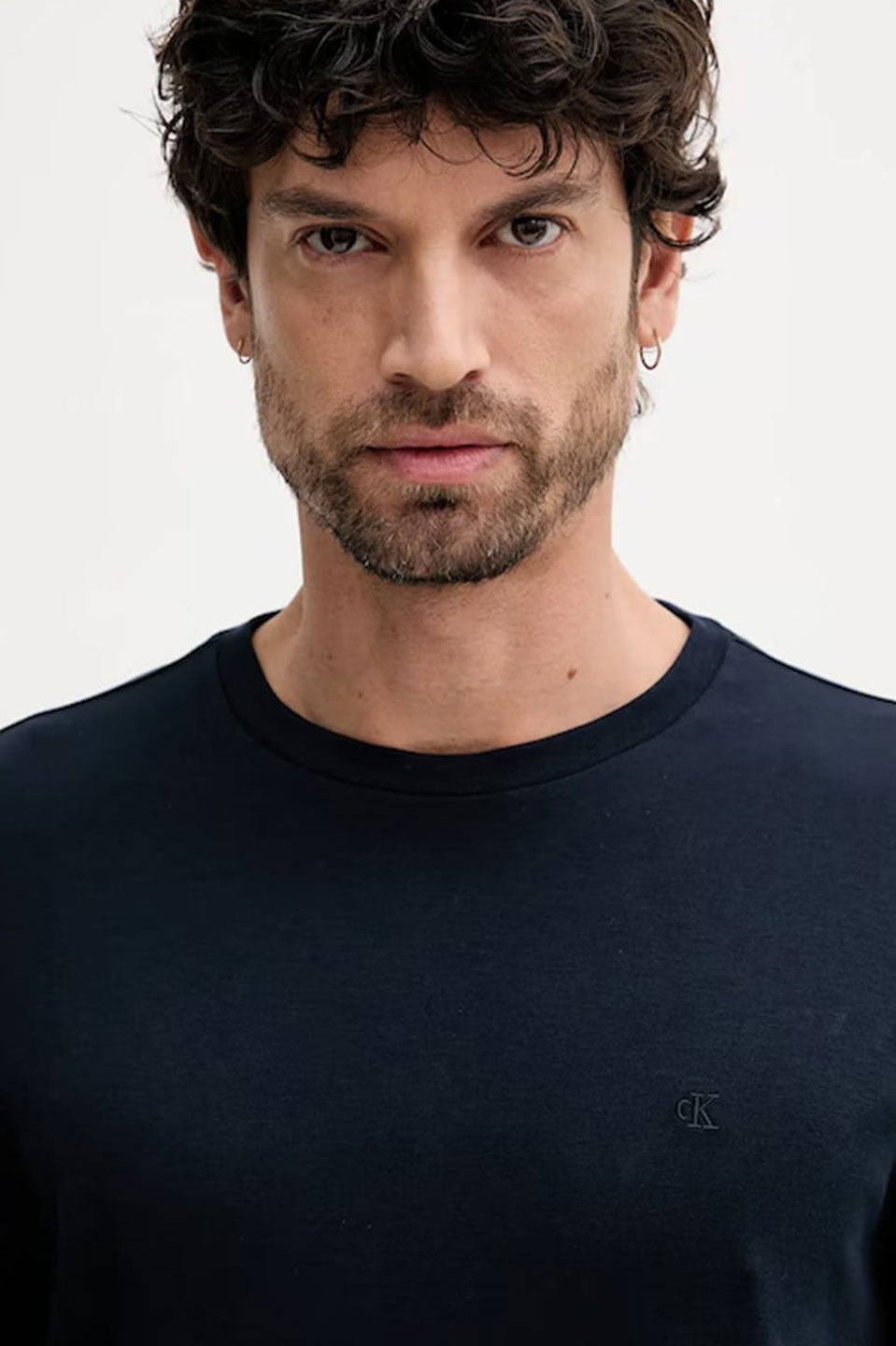 Ανδρική μπλούζα κοντομάνικη μαύρη LV04LB275GCEF Calvin Klein