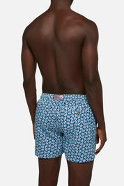 Ανδρικό μαγιό με ψάρια πολύχρωμο Saint Barth MC2