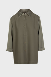 Γυναικείο Πουκάμισο αέρινο χακί Sandro Ferrone Lola