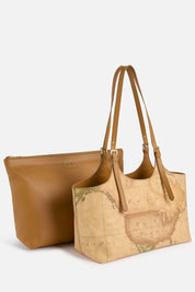 Γυναικεία Τσάντα shopper με iconic map pattern Alviero Martini LLC19-S600-0010