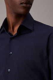 Ανδρικό Πουκάμισο ποπλίνα regular fit σκούρο μπλε Calvin Klein K10K109509CHW