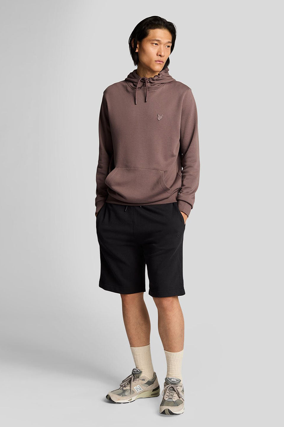 Ανδρική Βερμούδα αθλητική μαύρη Lyle & Scott