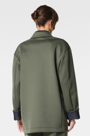 Γυναικείο σακάκι scuba χακί Nenette