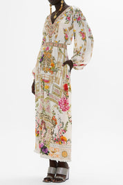 Γυναικείο Maxi φόρεμα εμπριμέ 00031531-EGYPROSE Camilla