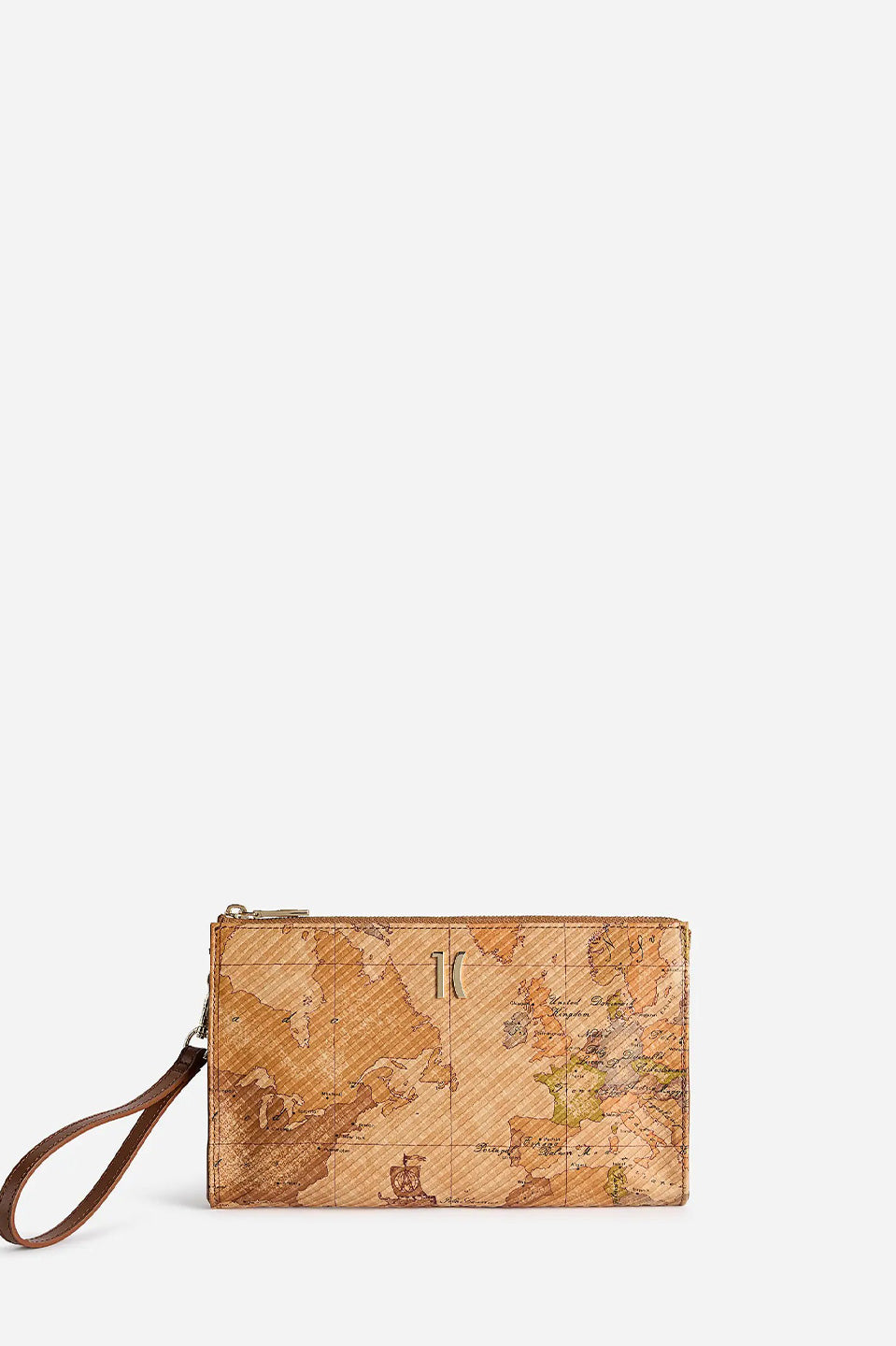 Γυναικείο τσαντάκι με iconic χάρτη 100% δέρμα Alviero Martini - LPP38-8644-0010