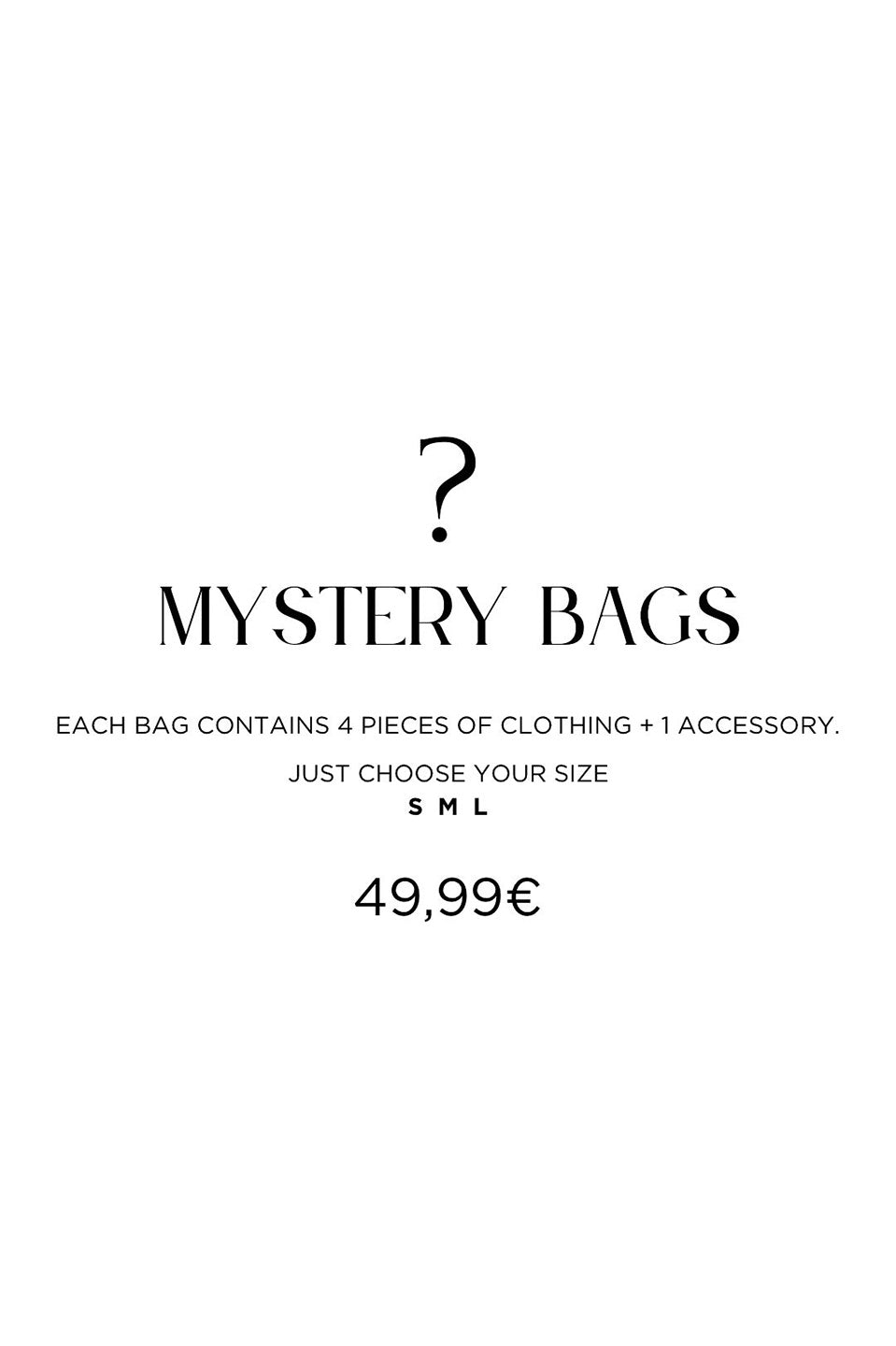 Γυναικεία MYSTERY BAG ?
