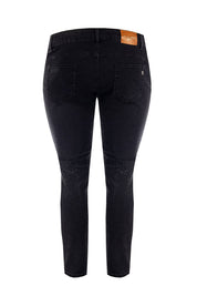 Γυναικείο παντελόνι τζιν στενή γραμμή μαύρο Rinascimento