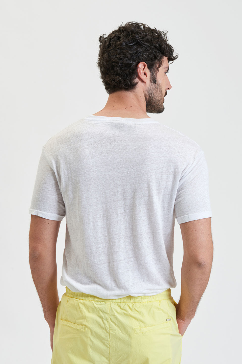 Ανδρικό Κοντομάνικο T-Shirt λευκό Gianni Lupo