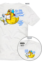 Ανδρικό T-shirt duck λευκό MC2 Saint Barth