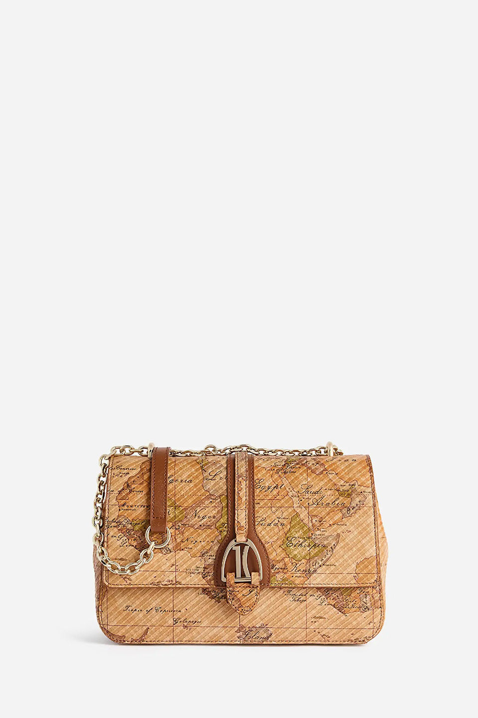 Γυναικεία τσάντα με iconic χάρτη 100% δέρμα Alviero Martini - LLD57-T644-0010
