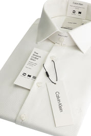 Ανδρικό Πουκάμισο slim fit λευκό Calvin Klein K10K114316YAF