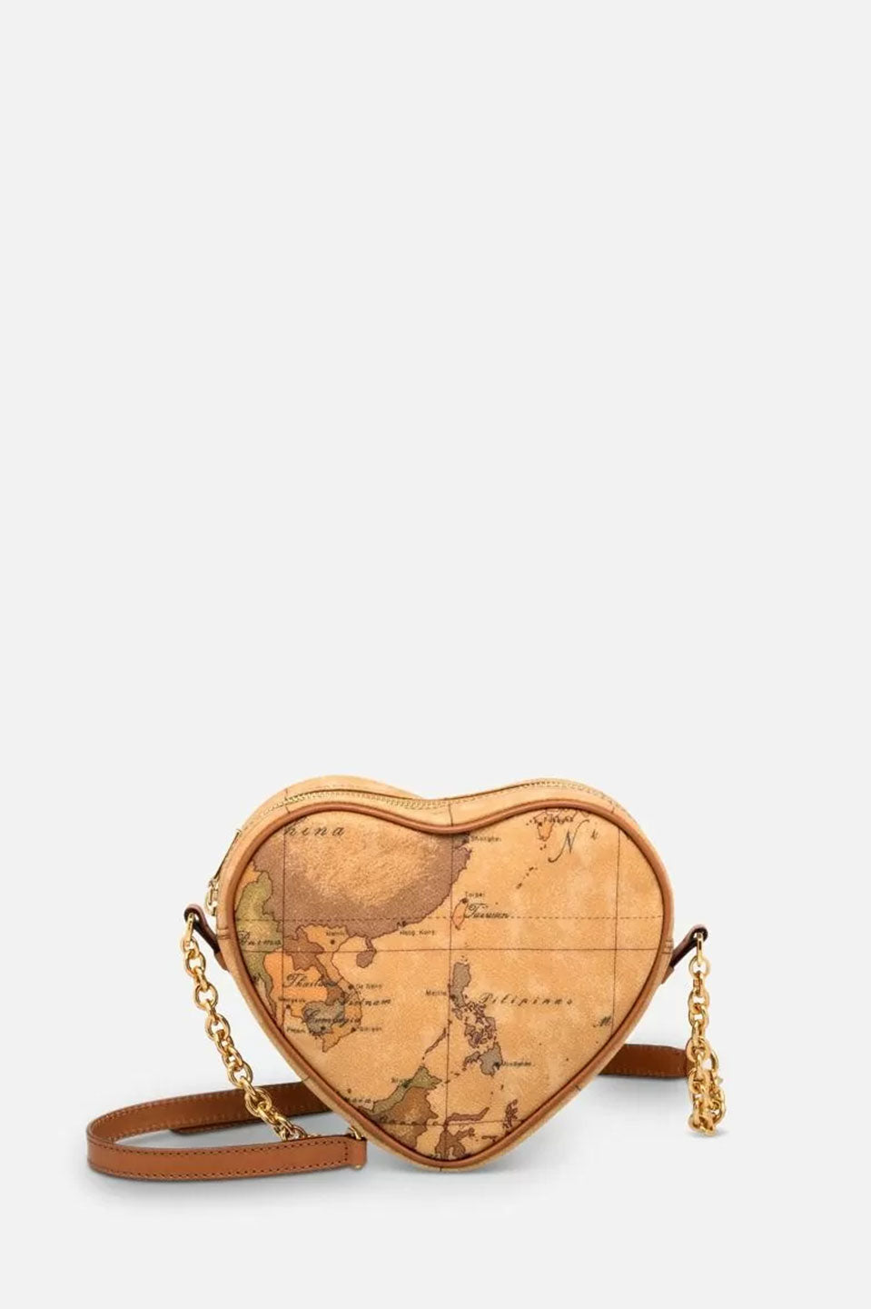 Τσάντα crossbody καρδιά με iconic map pattern Alviero Martini CD012-6000-0010