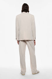 Ανδρικό παντελόνι με τσάκιση μπεζ IMPERIAL MAN