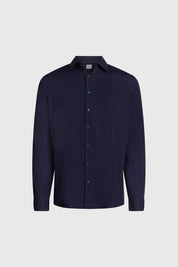 Ανδρικό Πουκάμισο ποπλίνα regular fit σκούρο μπλε Calvin Klein K10K109509CHW