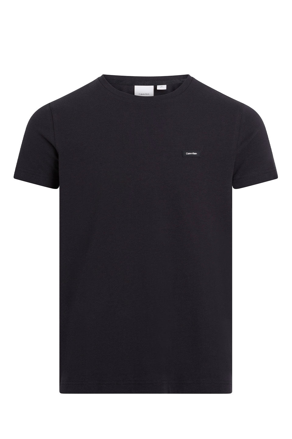 Ανδρικό Κοντομάνικο T-shirt σε στενή γραμμή μαύρο Calvin Klein K10K112724BEH