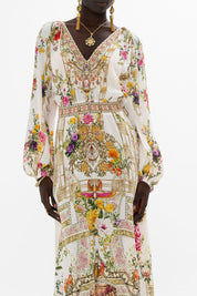 Γυναικείο Maxi φόρεμα εμπριμέ 00031531-EGYPROSE Camilla