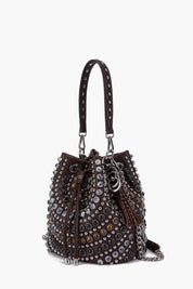 Γυναικεία τσάντα Bucket με τρουκς La Carrie