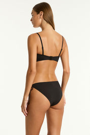 Γυναικείο Μαγιό bikini top στριφτό balconate μαύρο Sea Level