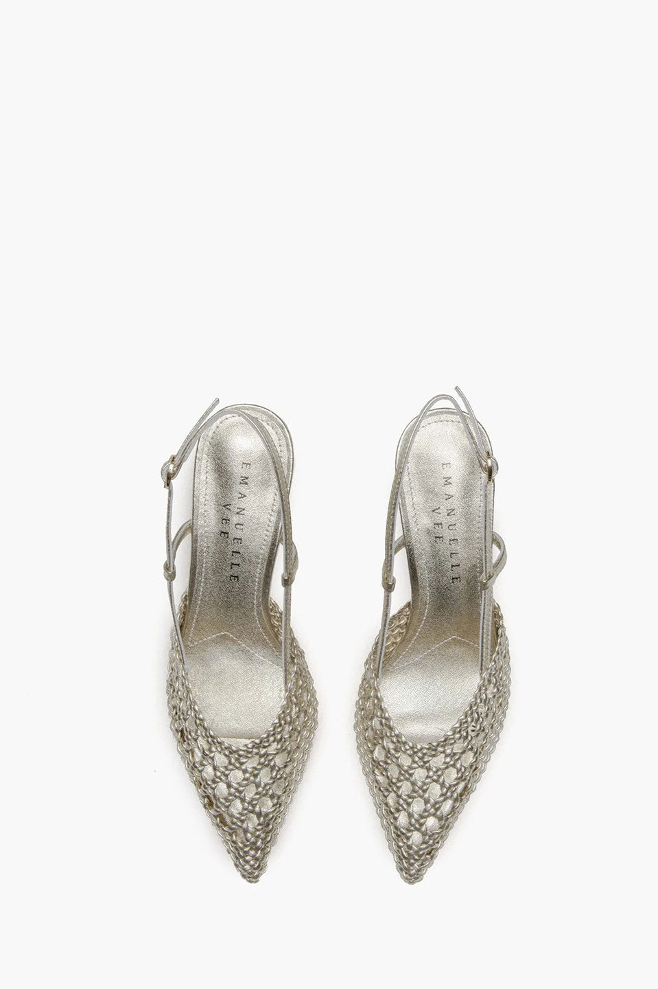 Γυναικεία Παπούτσια με λουράκι χρυσά Emanuelle Vee