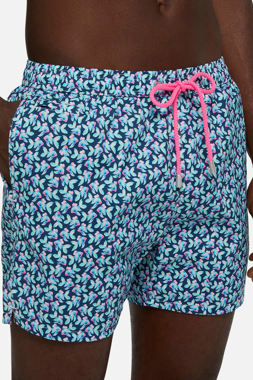 Ανδρικό μαγιό με ψάρια πολύχρωμο Saint Barth MC2