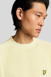 Ανδρική Κοντομάνικη πλεκτή μπλούζα λάιμ Lyle & Scott