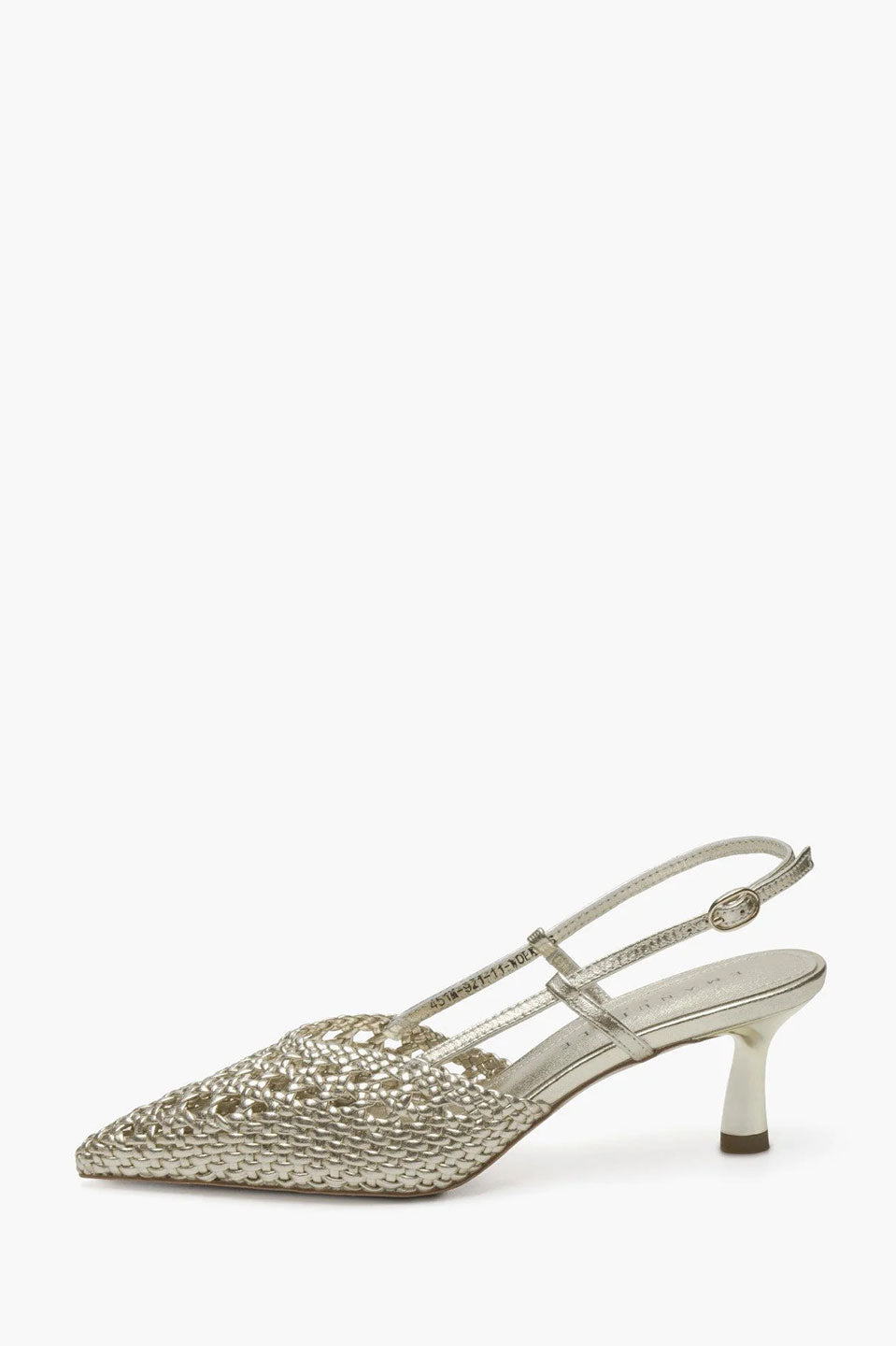 Γυναικεία Παπούτσια με λουράκι χρυσά Emanuelle Vee