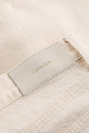 Ανδρική Βερμούδα σε κανονική γραμμή μπεζ denim light Calvin Klein K10K1140781AI