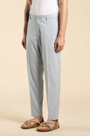 Ανδρικό Παντελόνι σε ίσια γραμμή με τσάκιση γαλάζιο I'M BRIAN