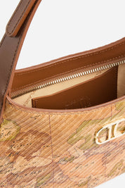 Γυναικείο τσαντάκι με iconic χάρτη από 100% δέρμα Alviero Martini -  LLD62-H644-0010