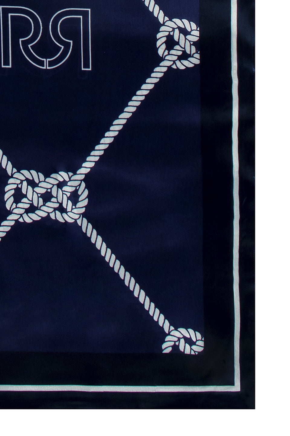 Γυναικείο Φουλάρι με pattern μπλε Rinascimento