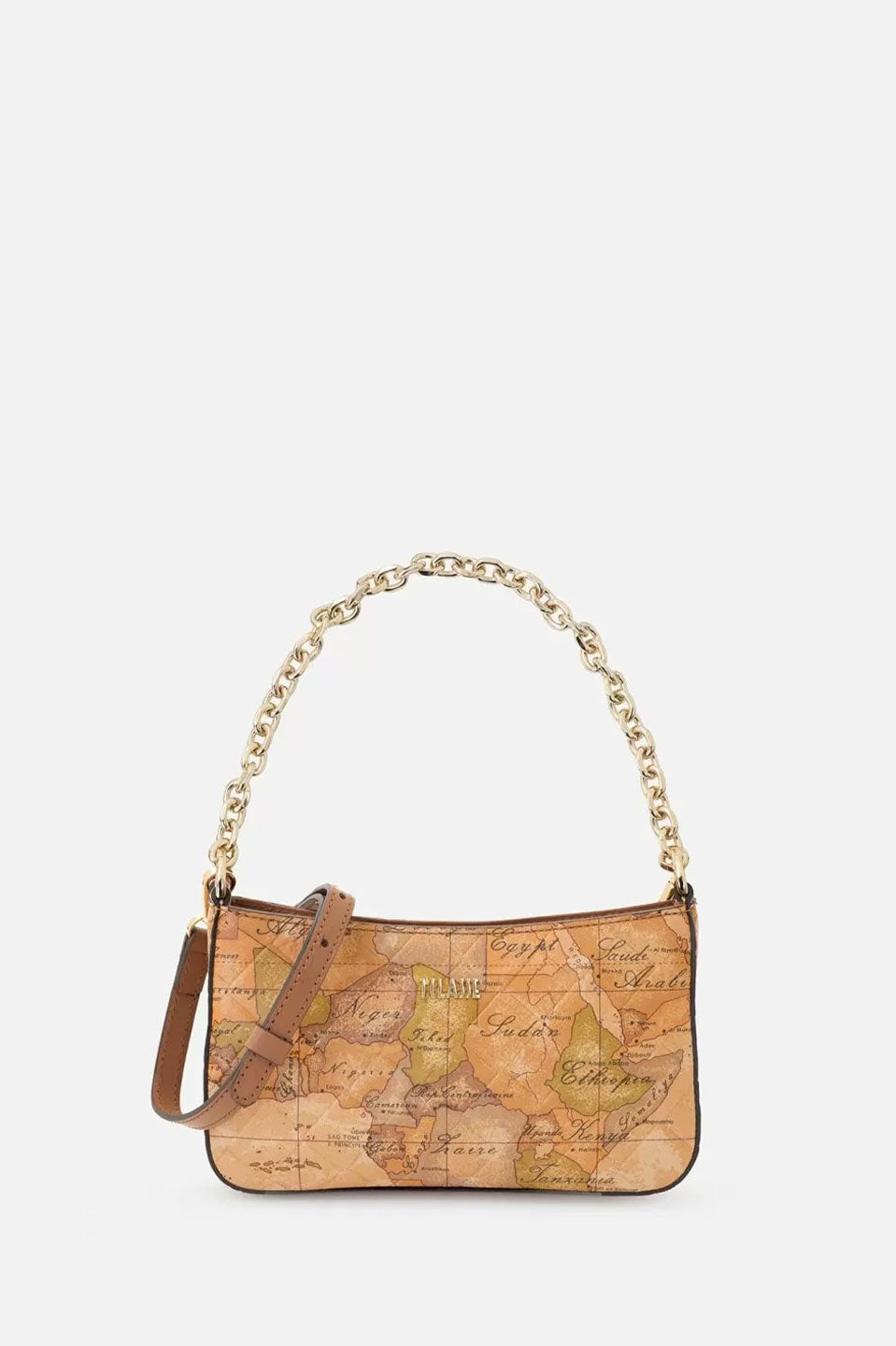 Γυναικείο Τσαντάκι μικρό 100% δέρμα με iconic map pattern Alviero Martini LPO52-8636-0010