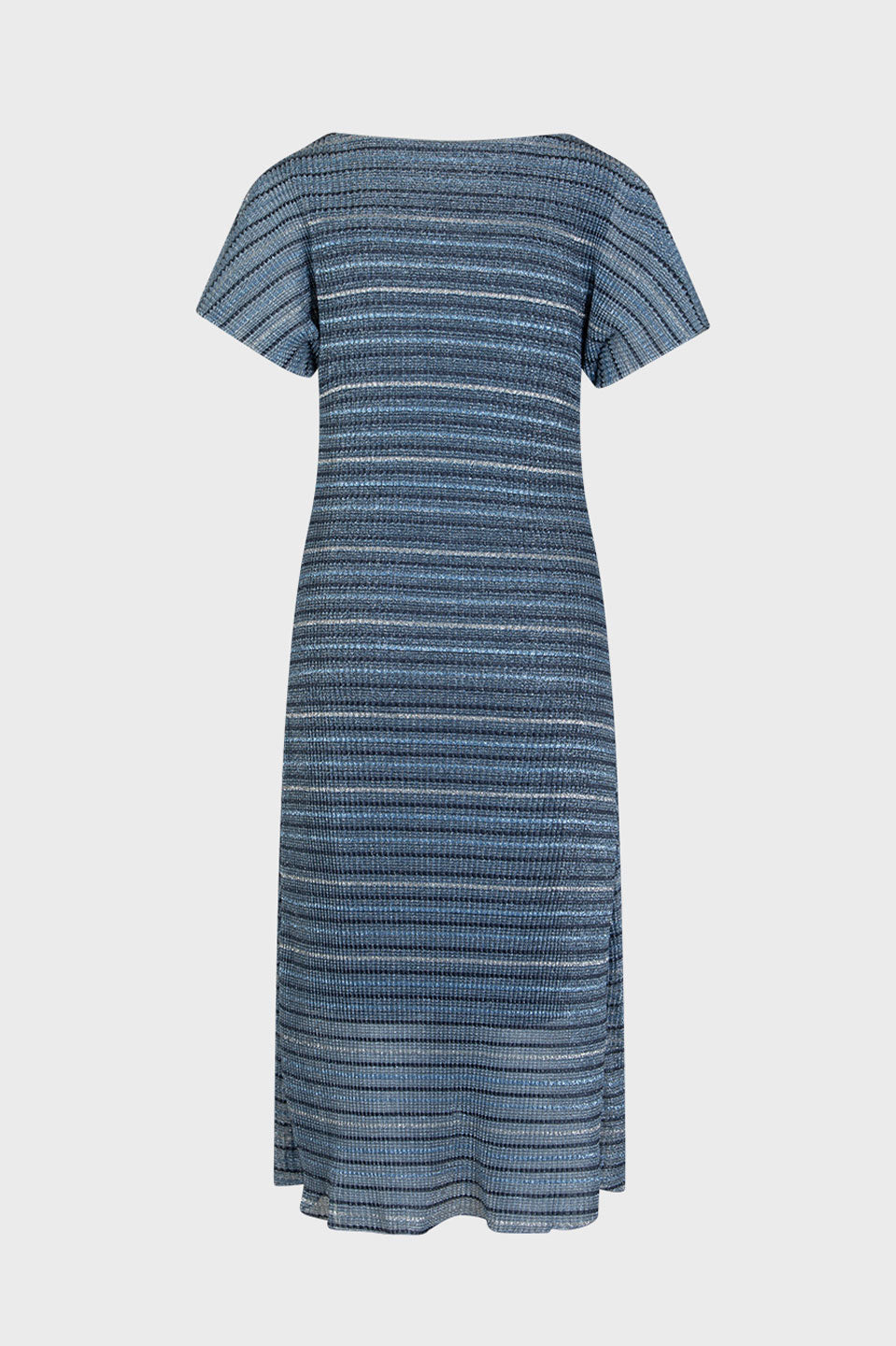 Γυναικείο φόρεμα lurex μπλε denim Sandro Ferrone Lola