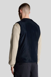 Ανδρικό αμάνικο καπιτονέ γιλέκο ναυτικό μπλε Lyle & Scott