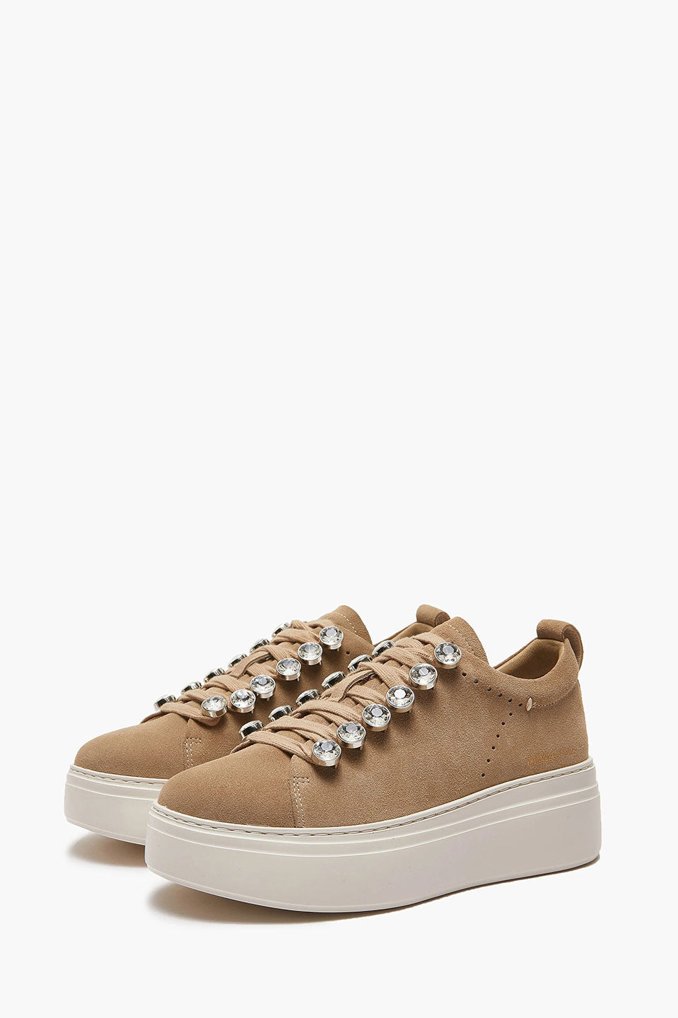 Γυναικεία Παπούτσια sneakers με στρας ταμπά Emanuelle Vee