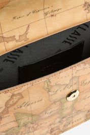 Γυναικεία τσάντα συνδυασμός δέρμα και iconic χάρτης Alviero Martini - LLD58-B600-0001