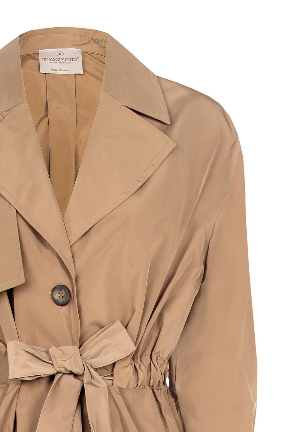 Γυναικείο πανωφόρι καπαρντίνα κλασσική με ζώνη ταμπά Rinascimento