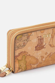 Γυναικείο Πορτοφόλι διπλό 100% δέρμα με iconic map pattern Alviero Martini LPN65-8636-0010