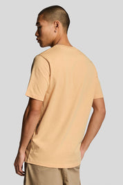 Ανδρικό Κοντομάνικο T-shirt με λογότυπο άμμος Lyle & Scott